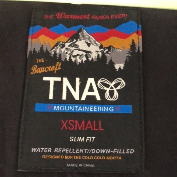 TNA slim fit downfilled Bancroft parka XS - Picture 8 of 9